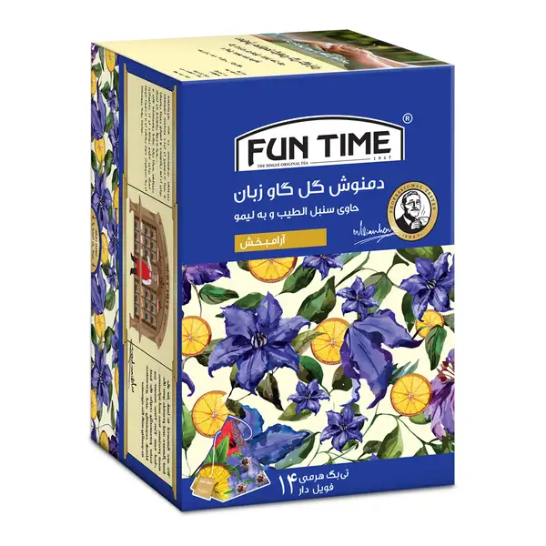 دمنوش گل گاو زبان فان تایم تی بگ 14 عددی