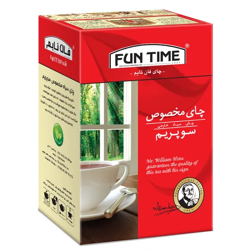 چای سیاه سوپریم ساده فان تایم 450 گرمی