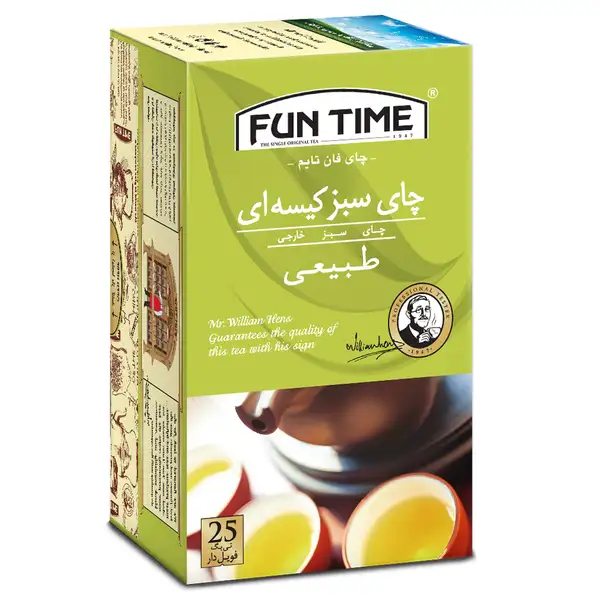 چای سبز ساده تی بگ 25 عددی