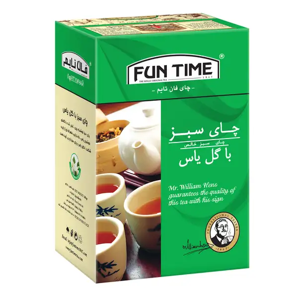 چای سبز با گل یاس فان تایم 200 گرمی